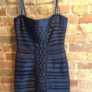 BCBG MazAzria | Strapless Cocktail Dress